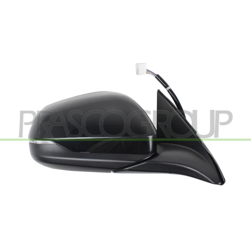 Rétroviseur électrique, rabattable électriquement, noir côté passager