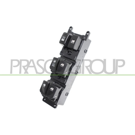 PANNEAU A BOUTON-POUSSOIR NOIR-4 INTERRUPTEURS-LEVE VITRE-PORTE AVANT GAUCHE-14