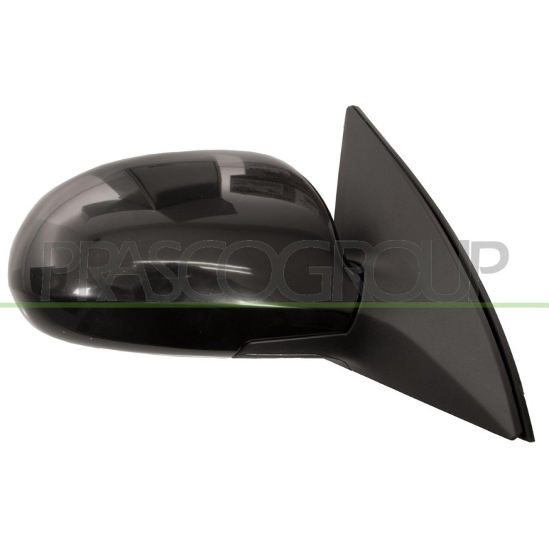 Retroviseur Droit Mecanique-Noir-Convex/Chrome'