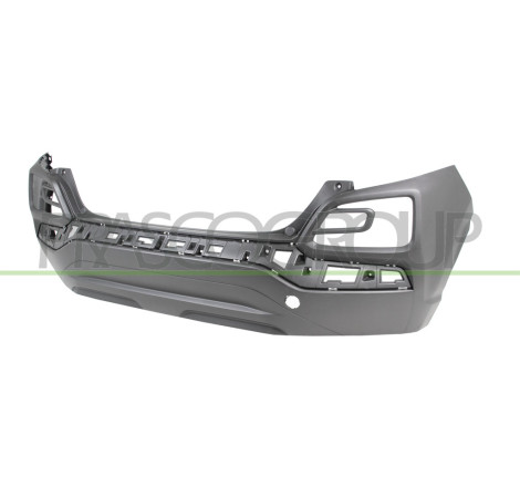 Pare-chocs arrière central gris