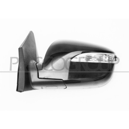 Rétroviseur électrique noir côté chauffeur