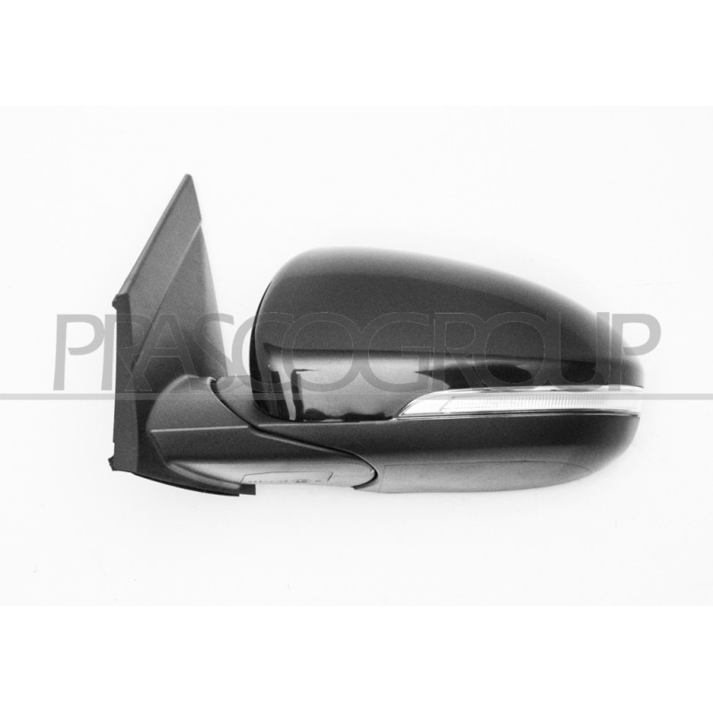 Rétroviseur électrique noir côté chauffeur