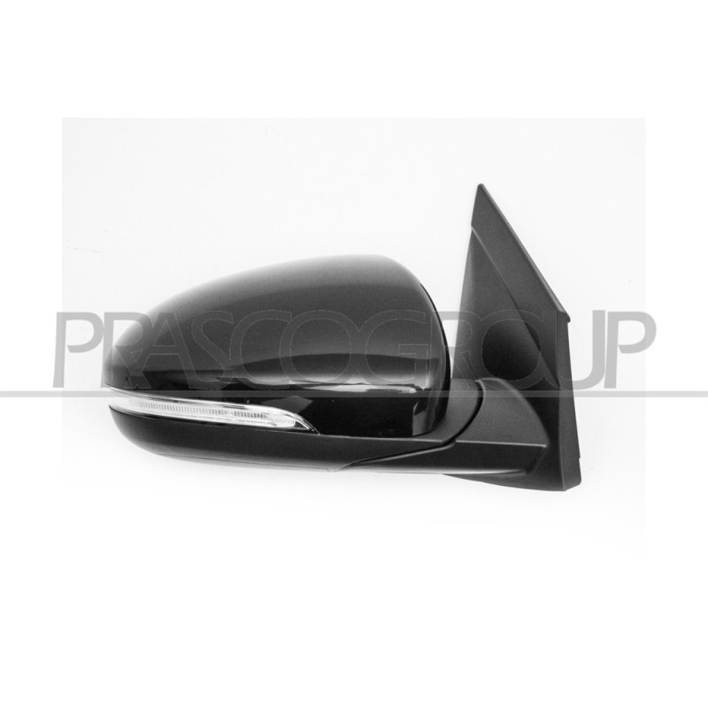 Rétroviseur électrique, rabattable électriquement, noir côté passager