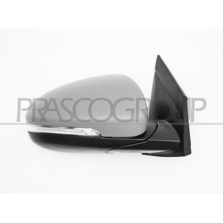 Rétroviseur électrique, rabattable électriquement, à peindre avec apprêt