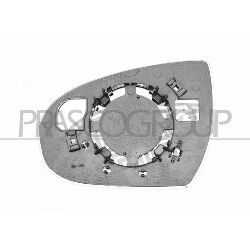 Glace de rétroviseur côté passager