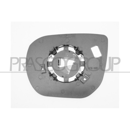 Glace de rétroviseur côté passager