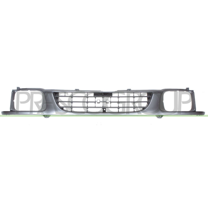 Grille de calandre argent et gris foncé