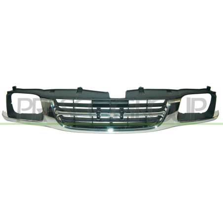 Grille de calandre argent, gris et chrome