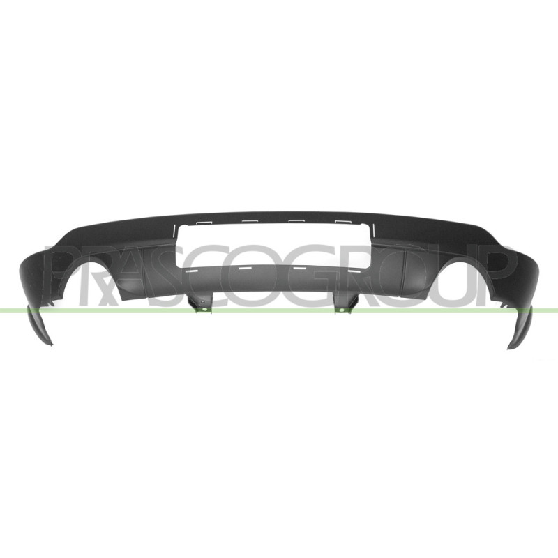 Spoiler noir de pare-chocs arrière