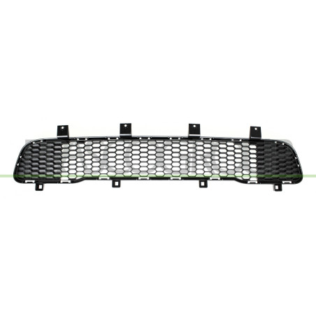 Grille centrale noire de pare-chocs avant