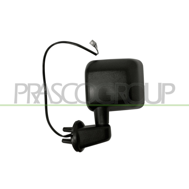 Rétroviseur électrique noir côté chauffeur