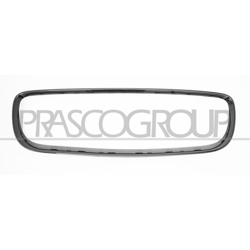 Cadre de grille inférieur noir brillant