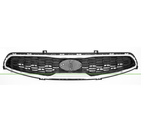 Grille de calandre argent avec cadre chrome