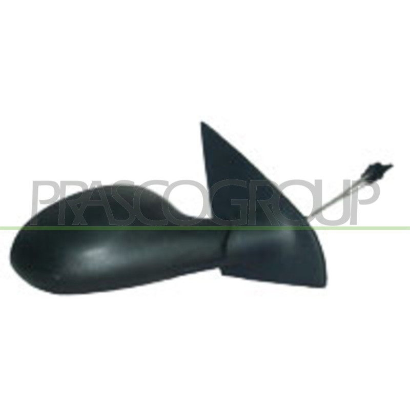 Rétroviseur manuel noir côté passager