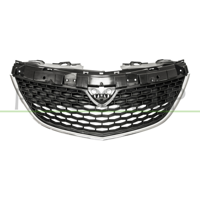 Grille de calandre noir avec moulure chrome