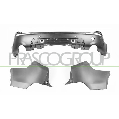 Pare-chocs arrière noir