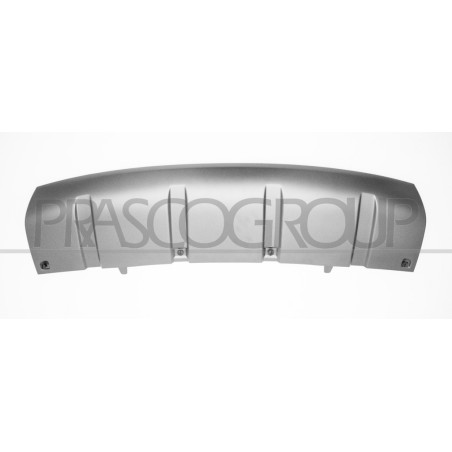 Spoiler central argent de pare-chocs avant