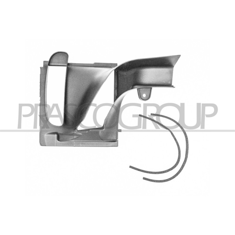 Grille inférieure de pare-chocs avant côté passager