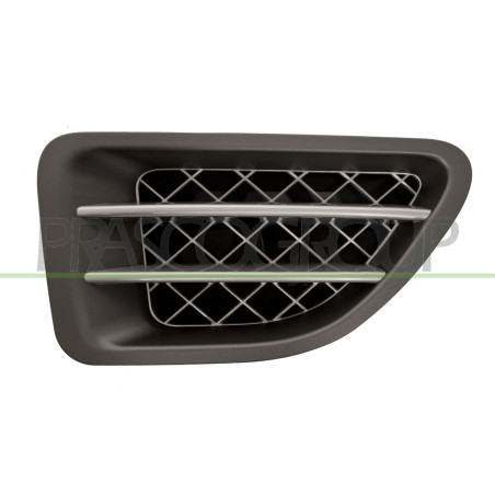 Grille gris foncé et argent d'aile avant côté passager
