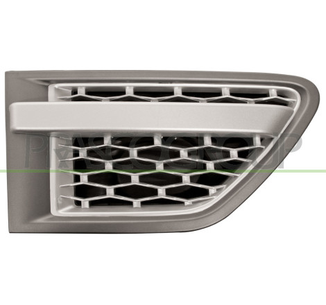 Grille argent et gris foncé d'aile avant côté passager