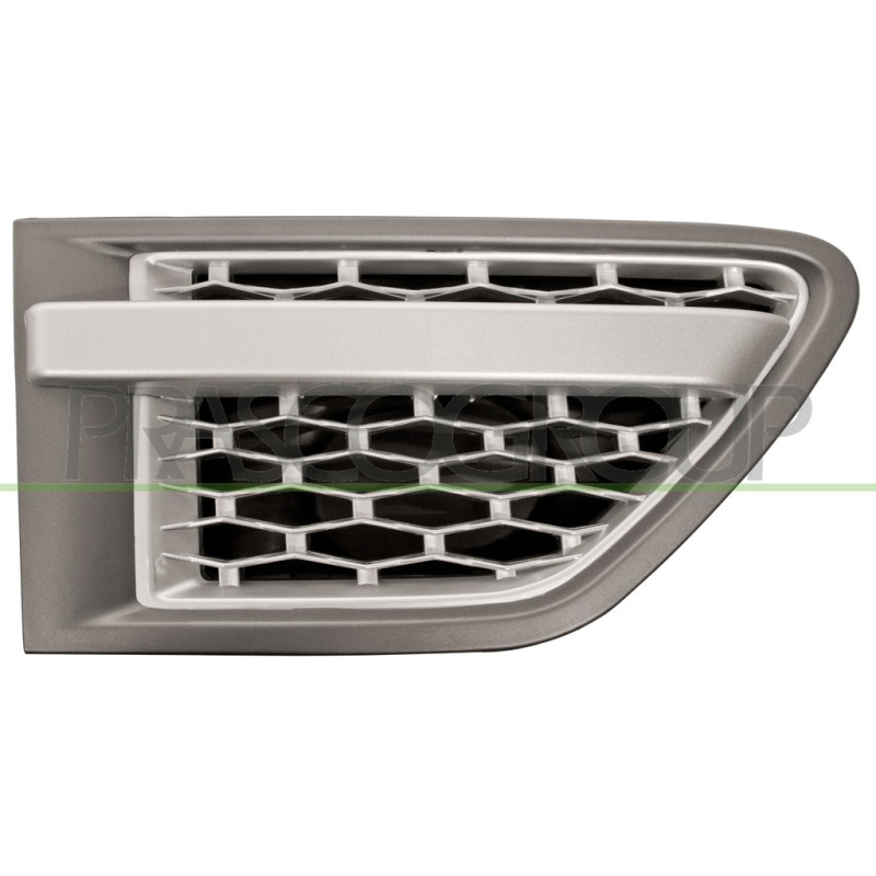 Grille argent et gris foncé d'aile avant côté passager