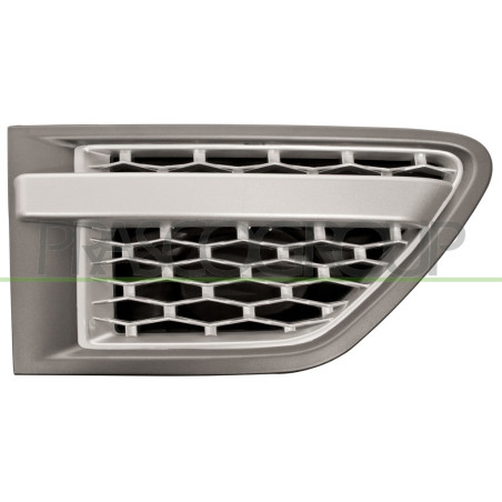 Grille argent et gris foncé d'aile avant côté passager