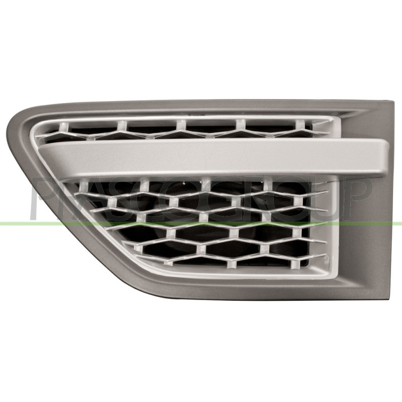 Grille argent et gris foncé d'aile avant côté chauffeur