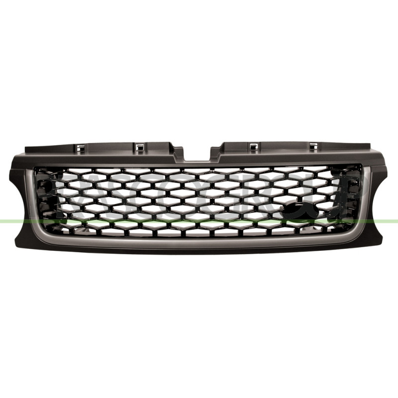 Grille de calandre noir brillant, argent et gris
