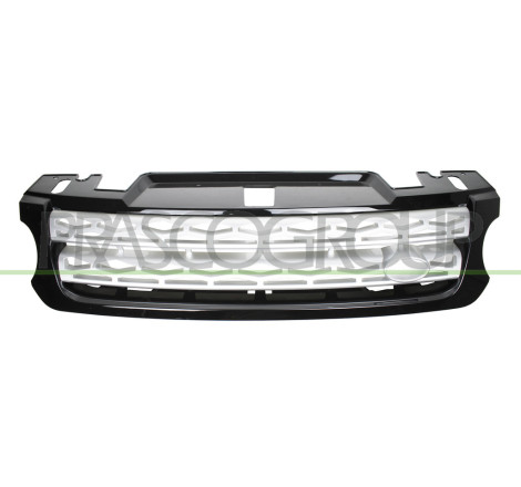 Grille de calandre noir brillant et argent