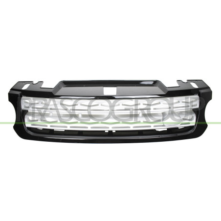 Grille de calandre noir brillant et argent