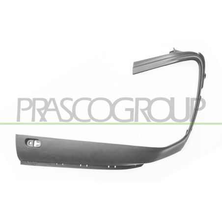 Moulure à peindre avec apprêt de pot d'échappement côté passager