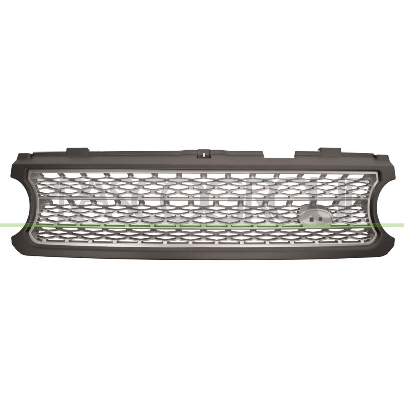 Grille de calandre grise foncé et argent