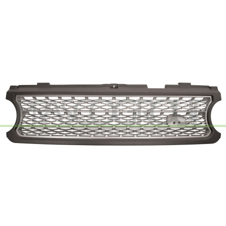 Grille de calandre grise foncé et argent