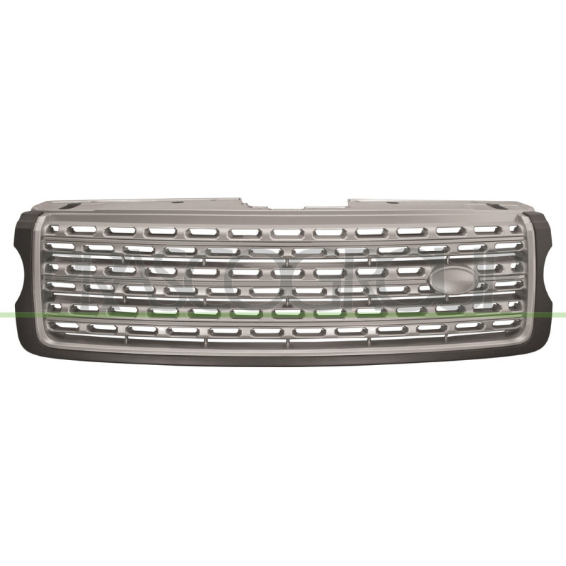 Grille de calandre gris foncé et argent