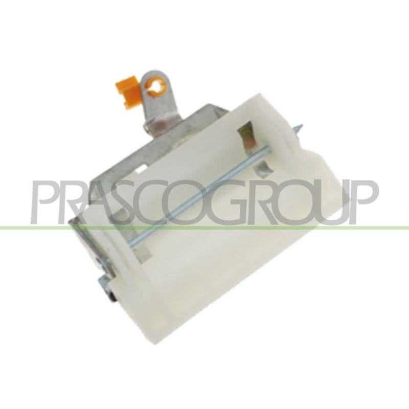 Poignée extérieure blanche d'ouverture de hayon