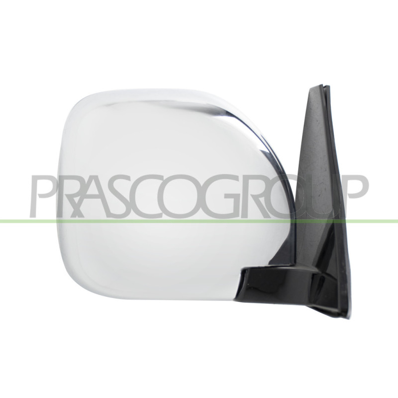 Rétroviseur manuel noir et chrome côté passager