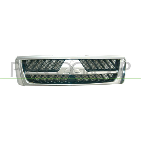 Grille de calandre chrome noir
