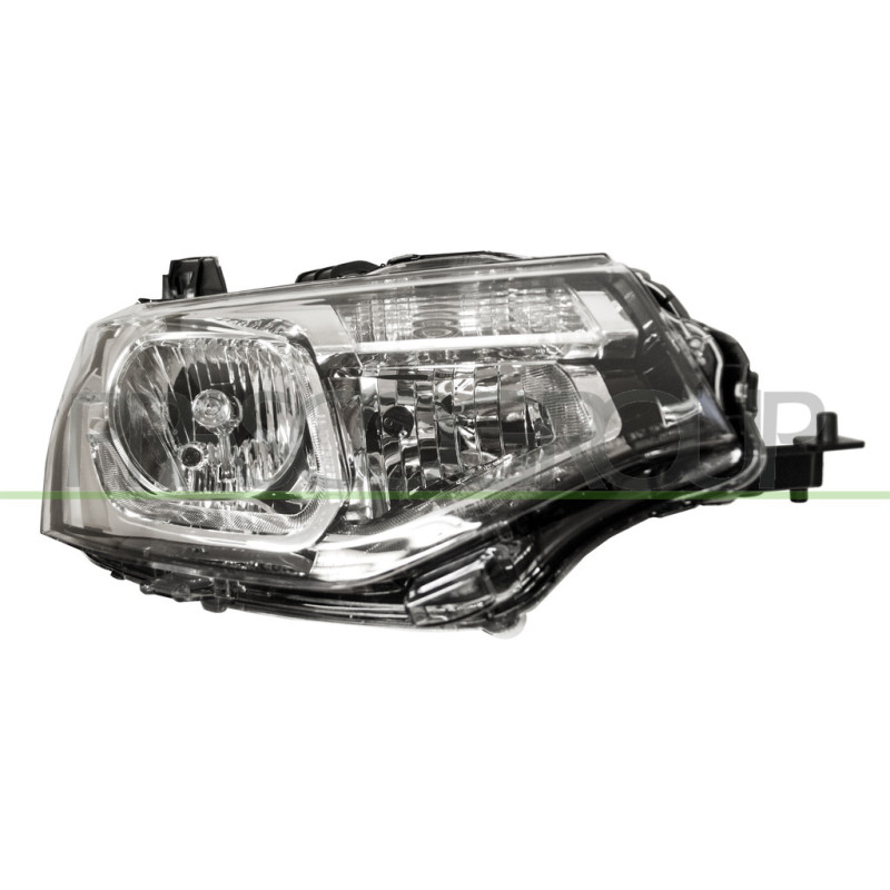 Phare Droit H7+Hb3 Electrique Avec Moteur-Noir