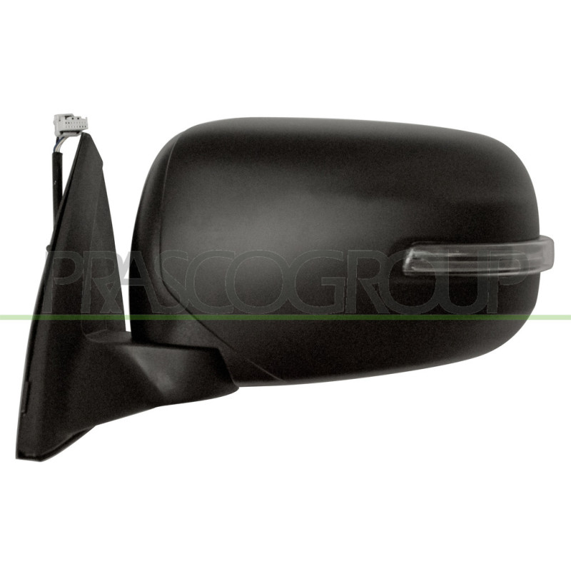 Rétroviseur électrique noir côté chauffeur