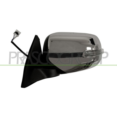 Rétroviseur électrique noir côté chauffeur