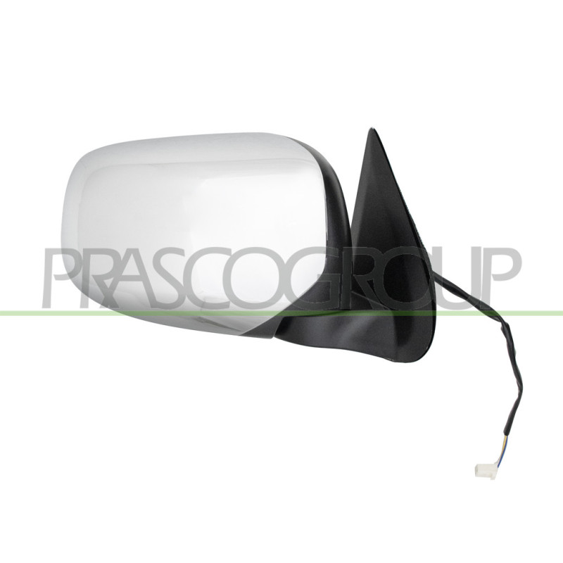 Rétroviseur électrique noir et chrome côté passager