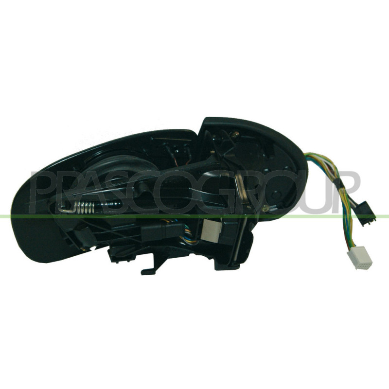 Rétroviseur électrique, rabattable électriquement, noir côté passager