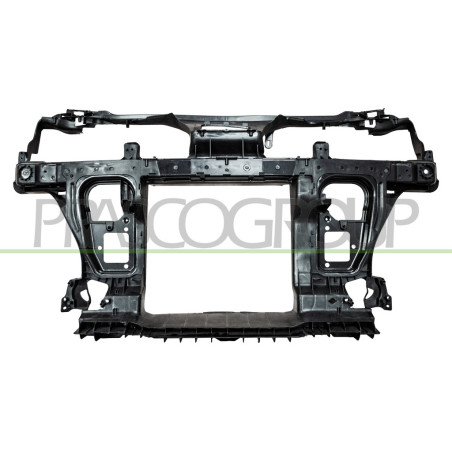 Face avant avec renfort supérieur en métal