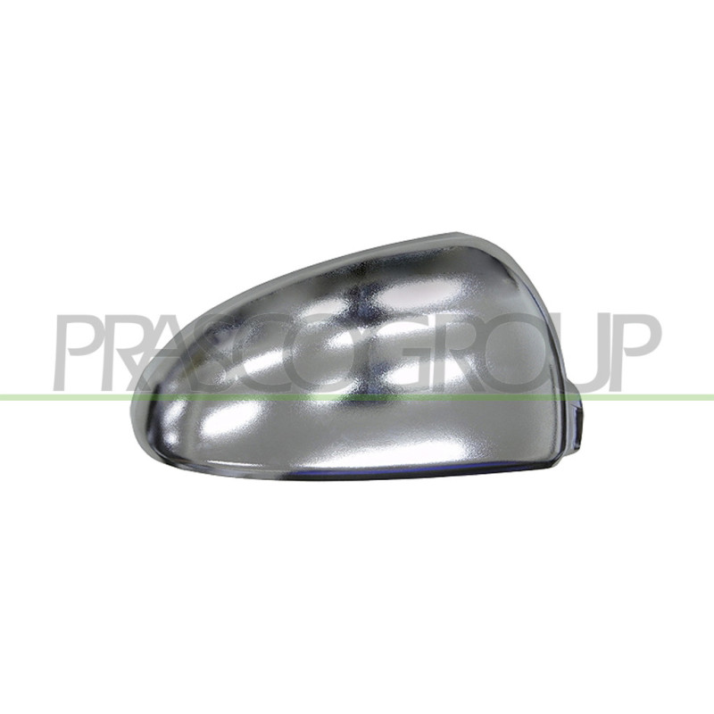 Coque de rétroviseur chrome côté passager