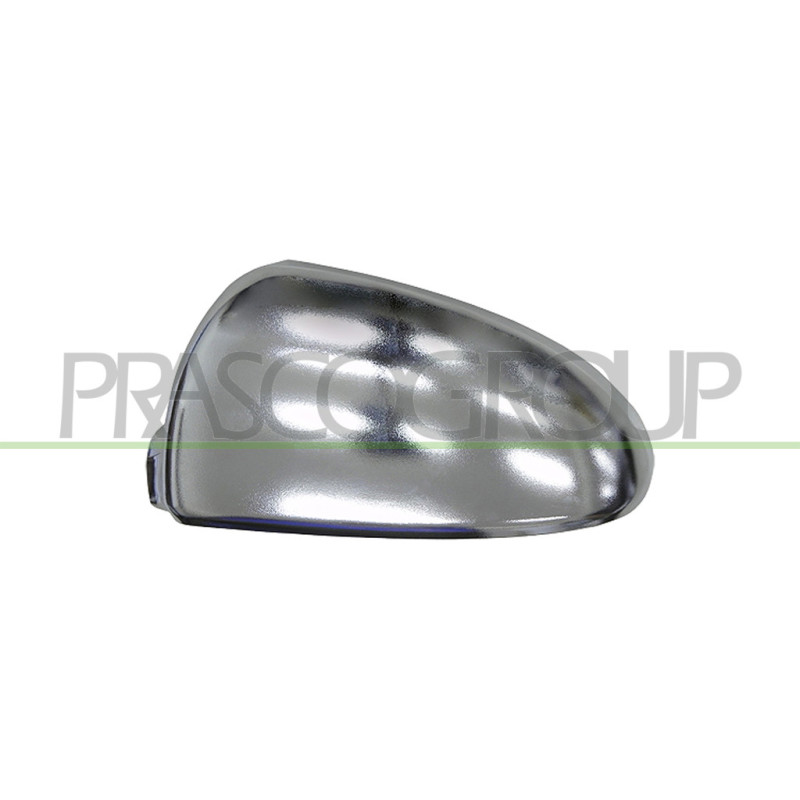 Coque de rétroviseur chrome côté chauffeur