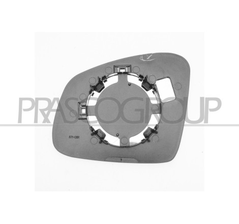 Glace de rétroviseur côté passager