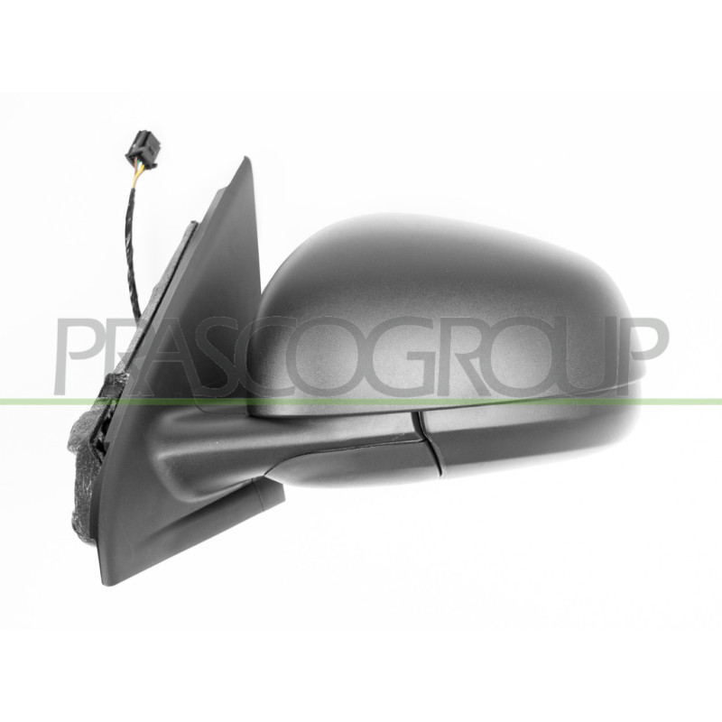 Rétroviseur électrique noir côté chauffeur