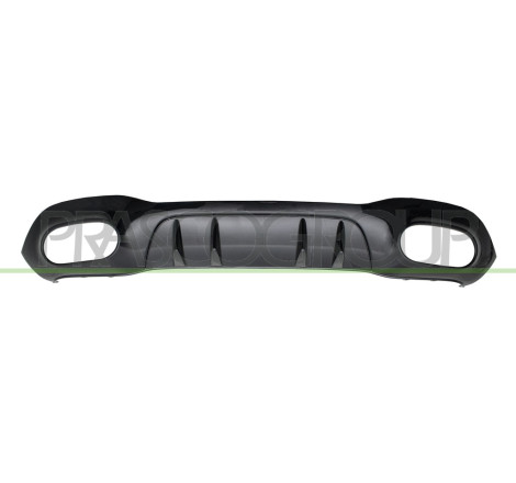 Spoiler de pare-chocs arrière noir brillant