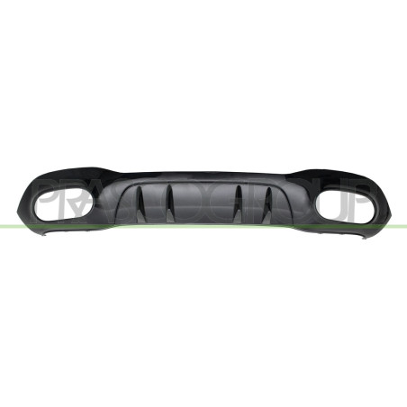 Spoiler de pare-chocs arrière noir brillant