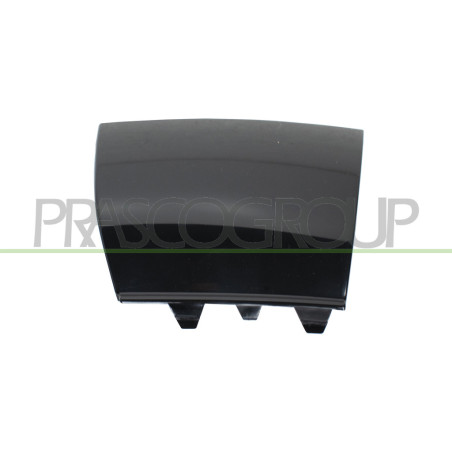 Spoiler de pare-chocs arrière noir brillant côté chauffeur